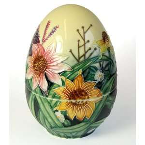  Old Tupton Ware  Summer Bouquet Ceramic Egg Trinket New 