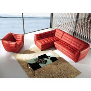  SBL 390 Leather Sectional Sofa + Chair: Home & Kitchen