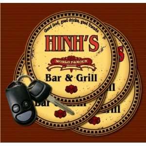  HINHS Family Name Bar & Grill Coasters: Kitchen & Dining