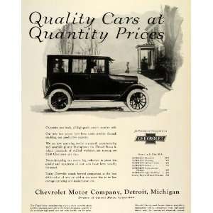  1924 Ad Antique Chevrolet Models General Motors Automobile 