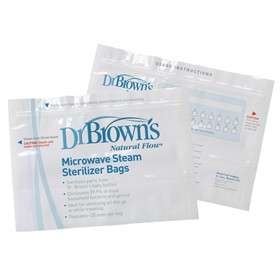 Dr. Browns Microwave Steam Sterilizer Bags  5 Pack 072239009604 
