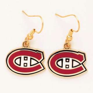  NHL Montreal Canadiens Earrings *SALE*: Sports & Outdoors