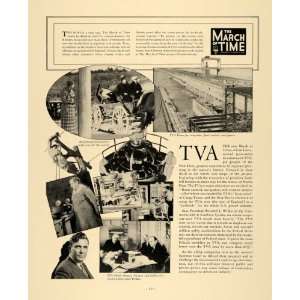   Time TVA Norris Dam Wendell Wilkie   Original Print Ad