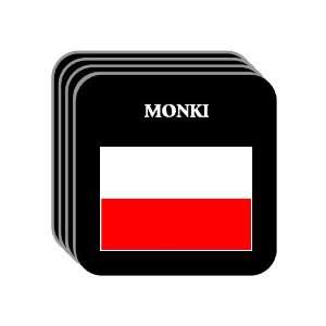  Poland   MONKI Set of 4 Mini Mousepad Coasters 