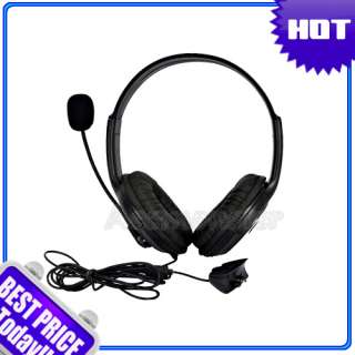 Two Black Headset with Microphone MIC For Xbox 360 Xbox360 LIVE Free 