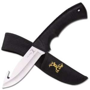  Master Cutlery Gut Hook Blade Huner Knife Rubber Handle 
