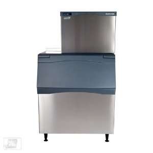   684 Lb Full Size Cube Ice Machine w/ Storage Bin: Home & Kitchen