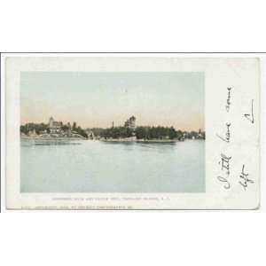  Reprint Hopewell Hall and Castle Rest, Thousand Islands, N 