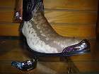   Black Onyx/Gun Metal Cowboy Boot Tips/Plates for Pointy Toed Boots
