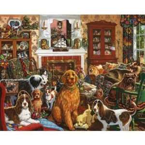  Dog House Jigsaw Puzzle: Toys & Games