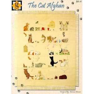  Cat Afghan   Cross Stitch Pattern: Arts, Crafts & Sewing