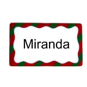  Miranda Personalize Christmas Name Plate: Everything Else