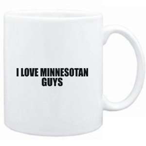  Mug White  I LOVE Minnesotan GUYS  Usa States Sports 