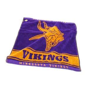  NFL Minnesota Vikings Woven Golf Towel: Sports & Outdoors