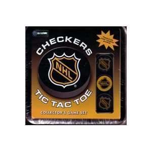 NHL Checkers and Tic Tac Toe 