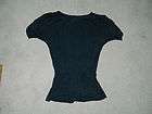 NICE WOMANS WET SEAL BLOUSE SIZE XSMALL COLOR BLACK