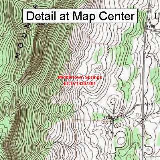  USGS Topographic Quadrangle Map   Middletown Springs 