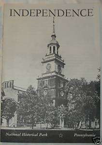 1958 Independence Hall in Pennsylvania Brochure  