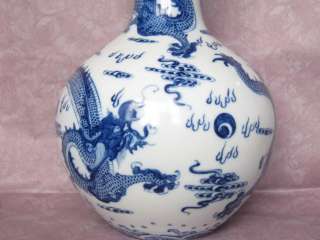 C31 Infrequent China blue and white porcelain Big Vase  