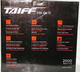 TAIFF FOX  ION  Hair Dryer Negative Ions PROFESSIONAL  