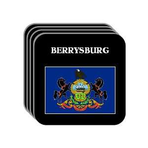 US State Flag   BERRYSBURG, Pennsylvania (PA) Set of 4 Mini Mousepad 