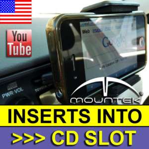 Apple iPhone 4/3GS Car Mount! CD Stand Holder Dock Kit>  