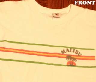 Malibu Coconut Rum Alcohol T Shirt L  