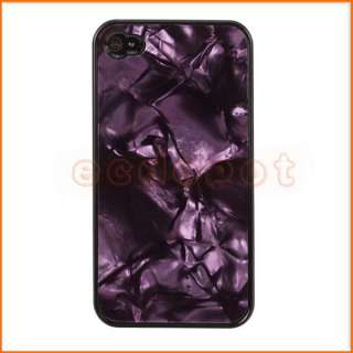   Protective Hard Back Case Skin Cover for Apple iPhone 4G 4S Purple