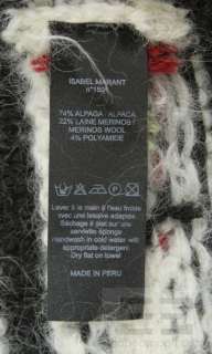 Isabel Marant Cream Alpaca & Wool Zip Up Sweater Size 2 NEW  