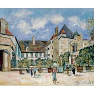 Hand Made Oil Reproduction   Maurice Utrillo   32 x 26 inches   Saint 