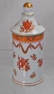 Isco Handpainted Covered Candy Dish Oriental Urn Japan  