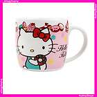Sanrio Hello Kitty Ceramic Coffee Mug Cup W/ Donut Design NEW