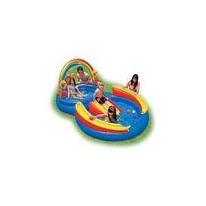  INTEX Inflatable Kids Rainbow Ring Water Play Center: Toys 