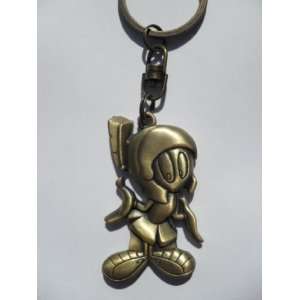  Looney Tunes Marvin the Martian Brass Keychain Everything 