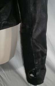 Mackage Leather Coat Jacket Black NELLA M Womens Medium NWT $650 