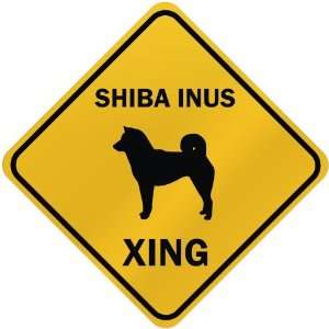  ONLY  SHIBA INUS XING  CROSSING SIGN DOG: Home 