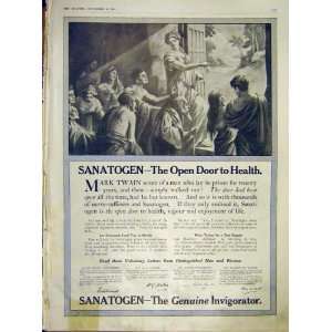  Advert Sanatogen Invigorator Old Print 1912