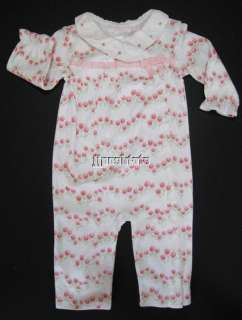 NEW Janie and Jack Tulip Blossoms Romper 3 6 & 6 9 12 Mo NWT  