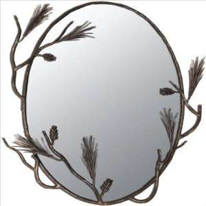  Quiescence AC MIR PN Pine Oval Mirror Finish Black 