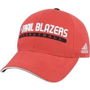  adidas Portland Trail Blazers Red Official Team Hat 