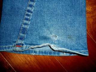 True Religion Joey Low Rise Stretch Flap Pocket Flare Jeans euc 27x32 