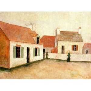  Reproduction   Maurice Utrillo   32 x 24 inches   House on the Isle 
