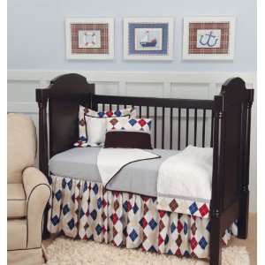  Ivy League Blue Toddler Bedding Baby