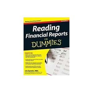  Reading Financial Reports For Dummies 2ND EDITION [PB,2009 