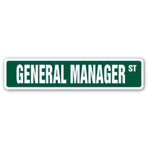   MANAGER Street Sign manage ceo president vice coo boss retirement gift