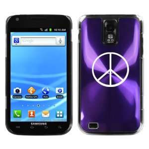   Plated Hard Back Case Cover J57 Peace Sign: Cell Phones & Accessories