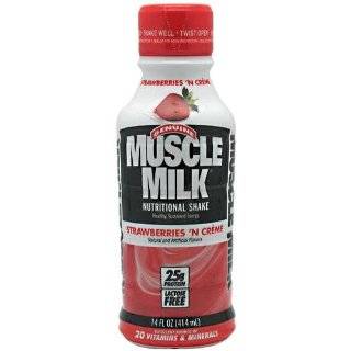  Muscle Milk, Vanilla Creme, 14 Oz. / 12 PK Plastic Bottles 