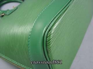 Authentic Louis Vuitton Green Epi Alma Handbag Great Condition  