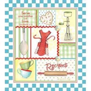   Aprons Recipe Binder   Make Your Own Cookbook Kit 