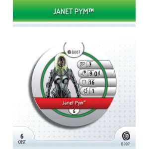  HeroClix Janet Pym # B007 (Rookie)   Mutations and 